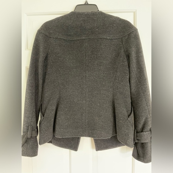 Charcoal Pea Coat by BCBG MaxAzria - Picture 7 of 10